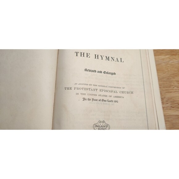 Antique Pocket Sized Hymnal Nelson Episcopal Bible 1882 By James Pott & Co RARE - Picture 13 of 16